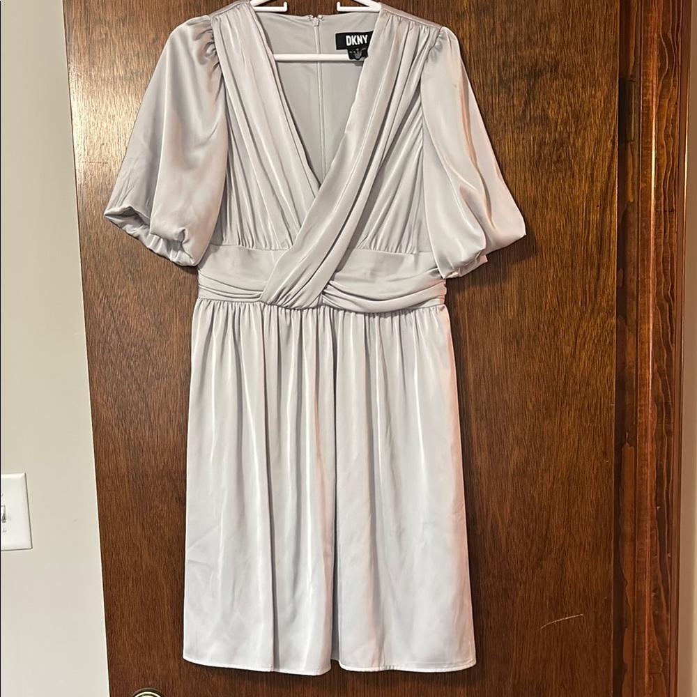 DKNY Women's Elegant Gray Dress